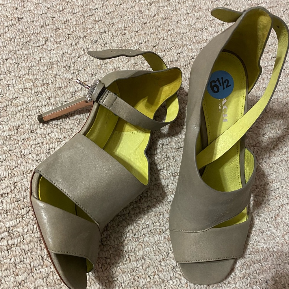 NWT Coach Heels